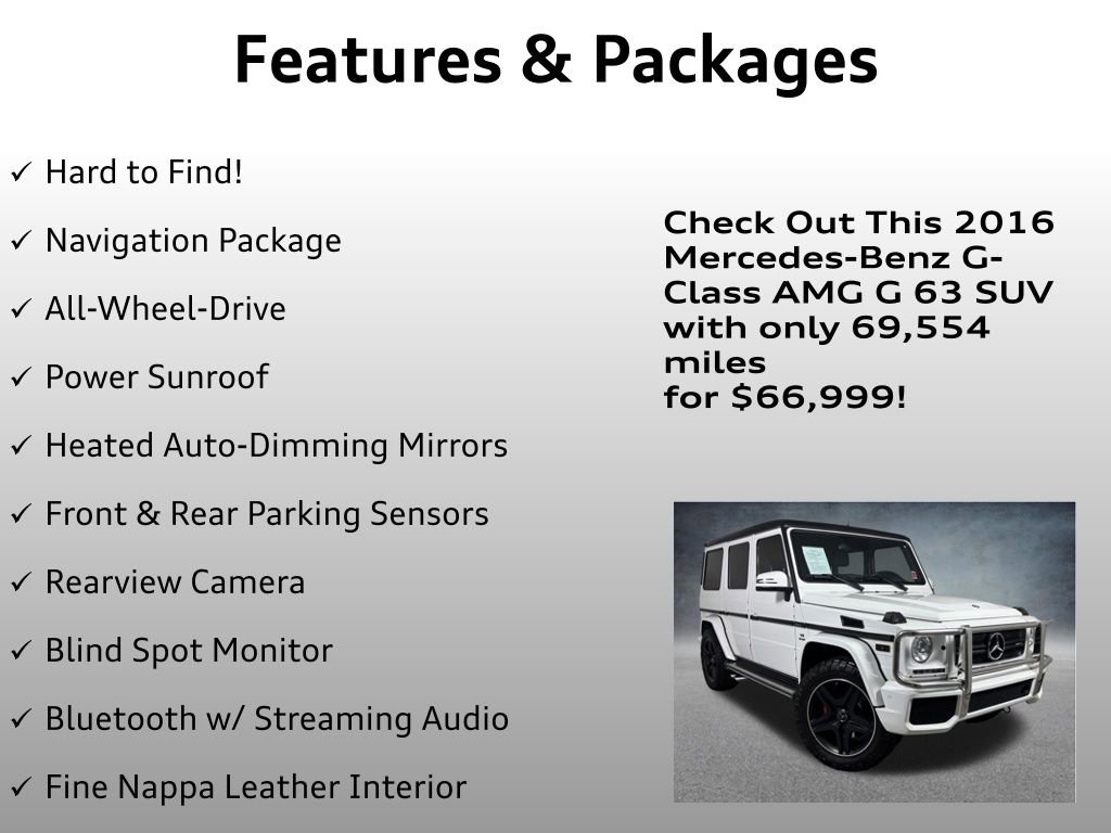 Used 2016 Mercedes-Benz G 63 AMG 4MATIC image 4