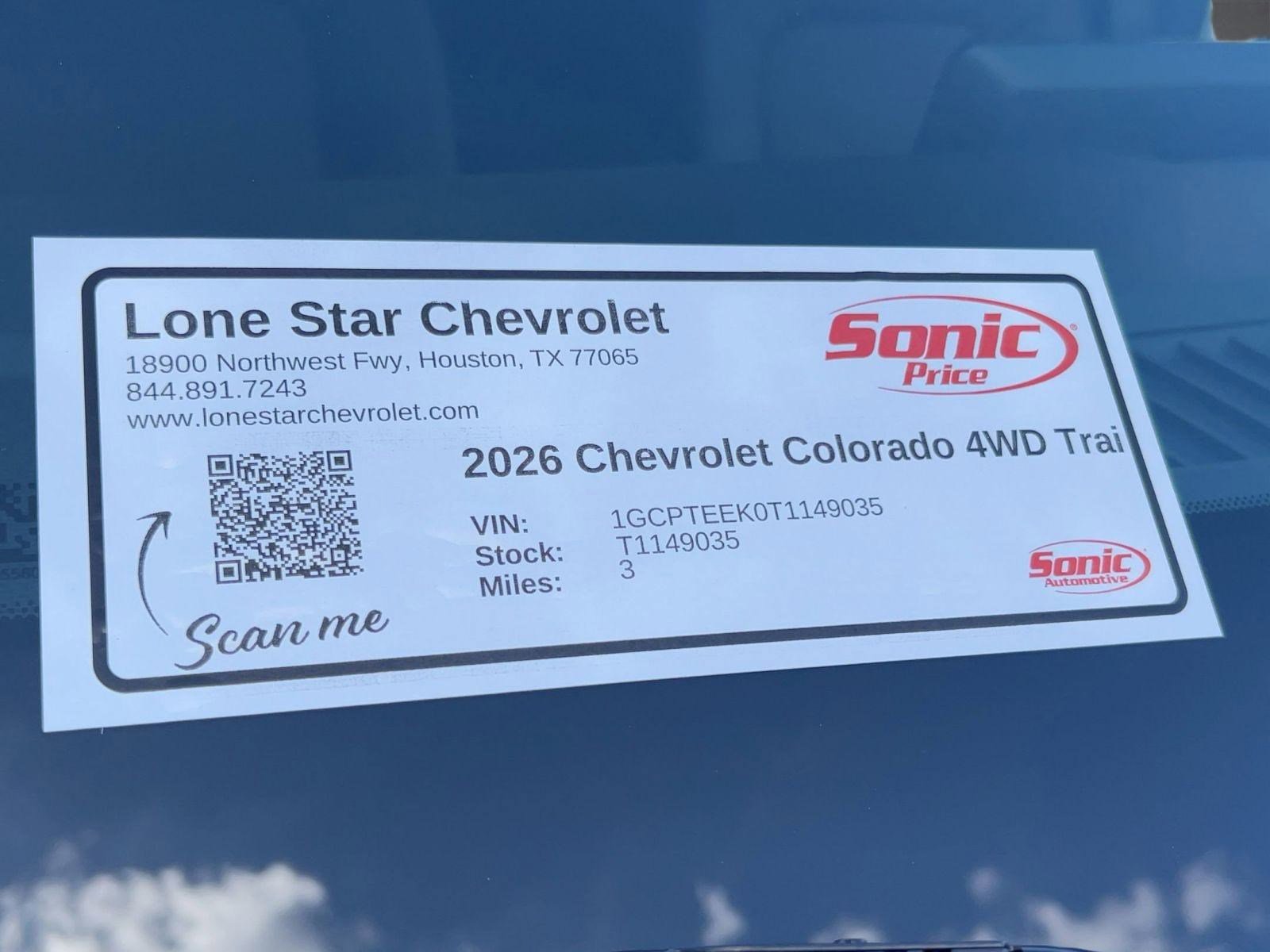 New 2026 Chevrolet Colorado Trail Boss AWD/4WD image 32