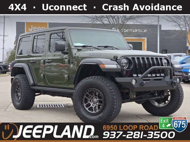 Used 2022 Jeep Wrangler Unlimited Willys image 1
