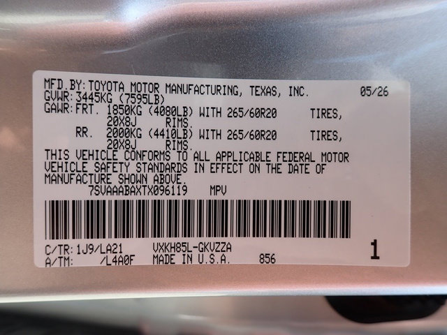 Used 2026 Toyota Sequoia Platinum AWD/4WD image 15