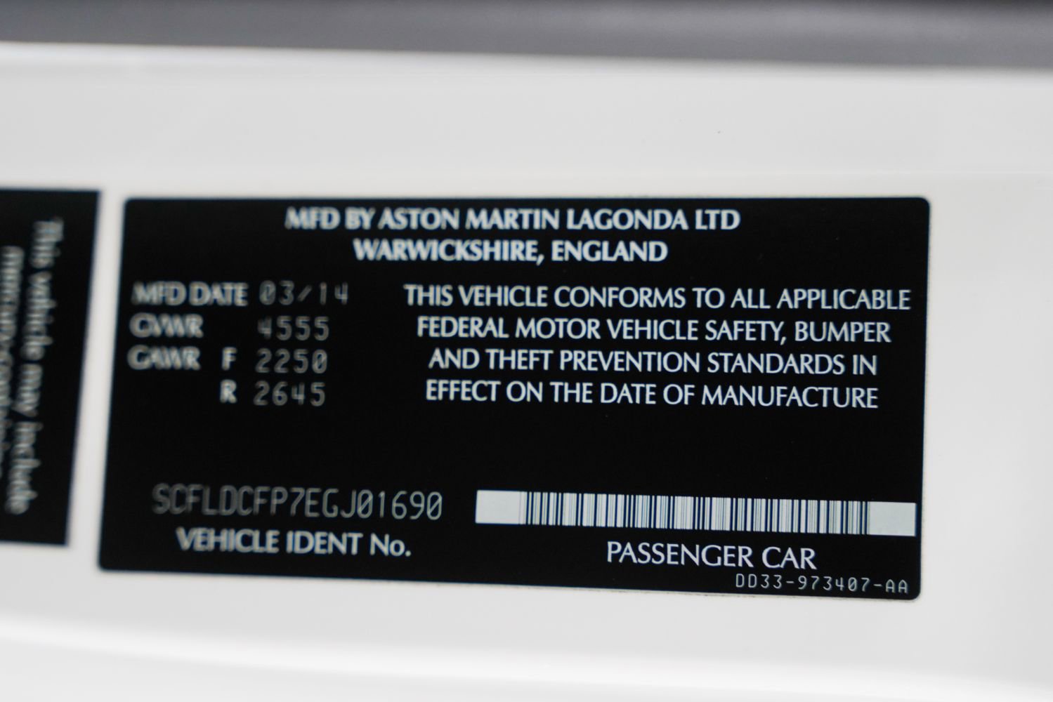 Used 2014 Aston Martin Vanquish Coupe image 50