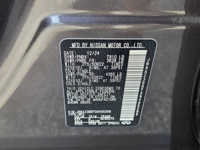 Used 2025 INFINITI QX80 Luxe w/ Cargo Package AWD/4WD image 26
