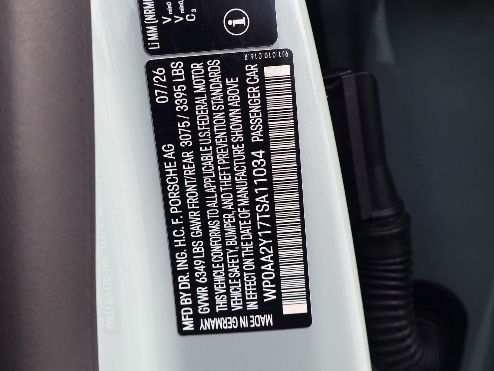 New 2026 Porsche Taycan AWD/4WD image 28
