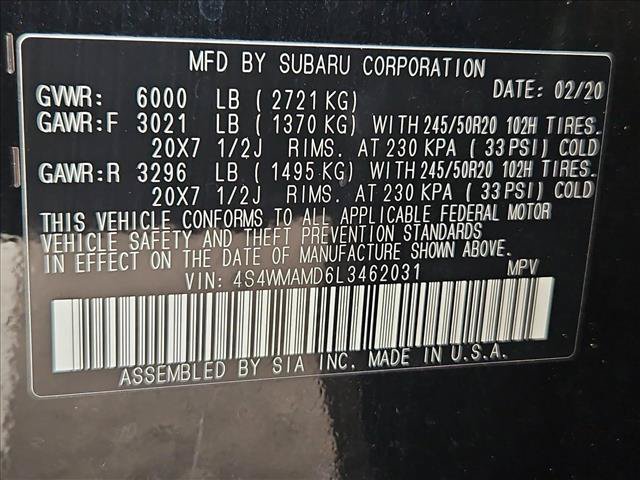 Used 2020 Subaru Ascent Limited w/ Popular Package #2A AWD/4WD image 27