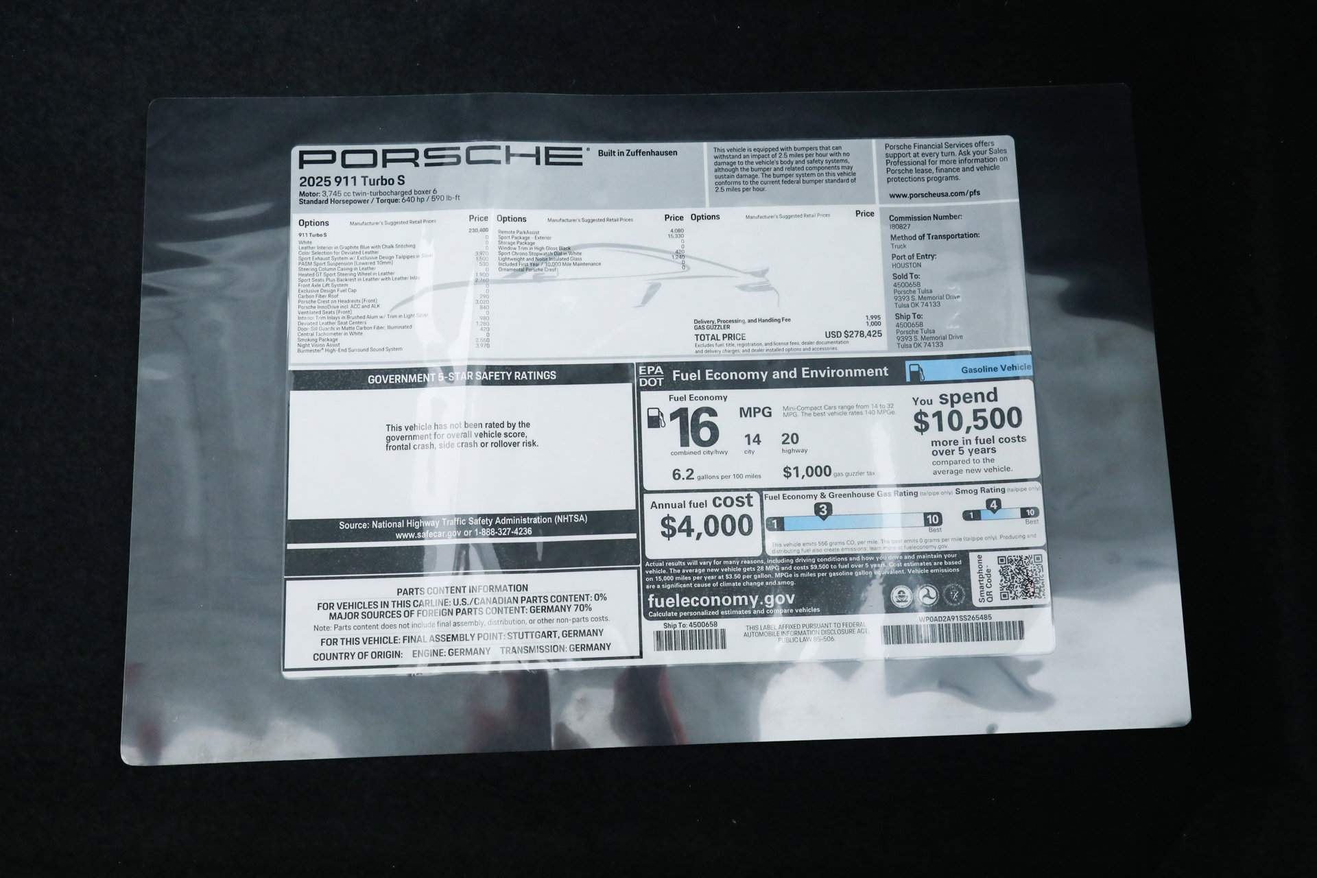 Used 2025 Porsche 911 Turbo S image 40