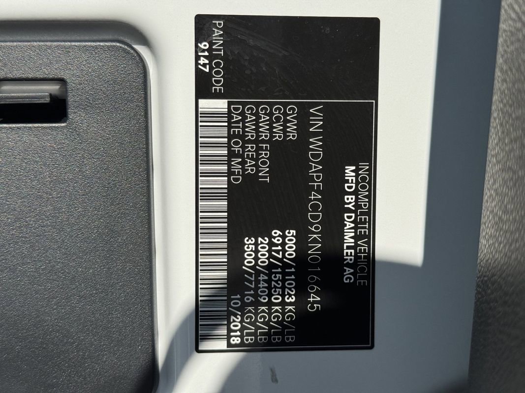 Used 2019 Mercedes-Benz Sprinter 170 w/ Chrome Grille Package image 21