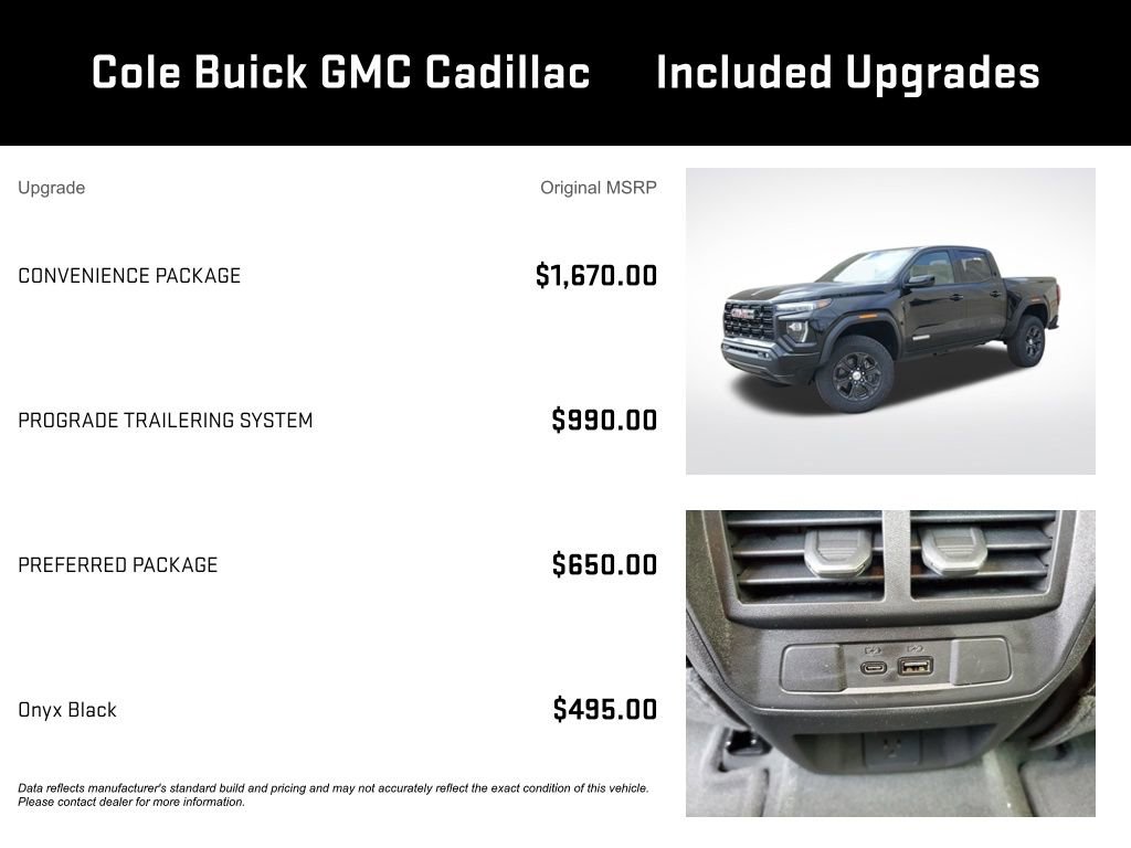 New 2024 GMC Canyon Elevation w/ Convenience Package image 3