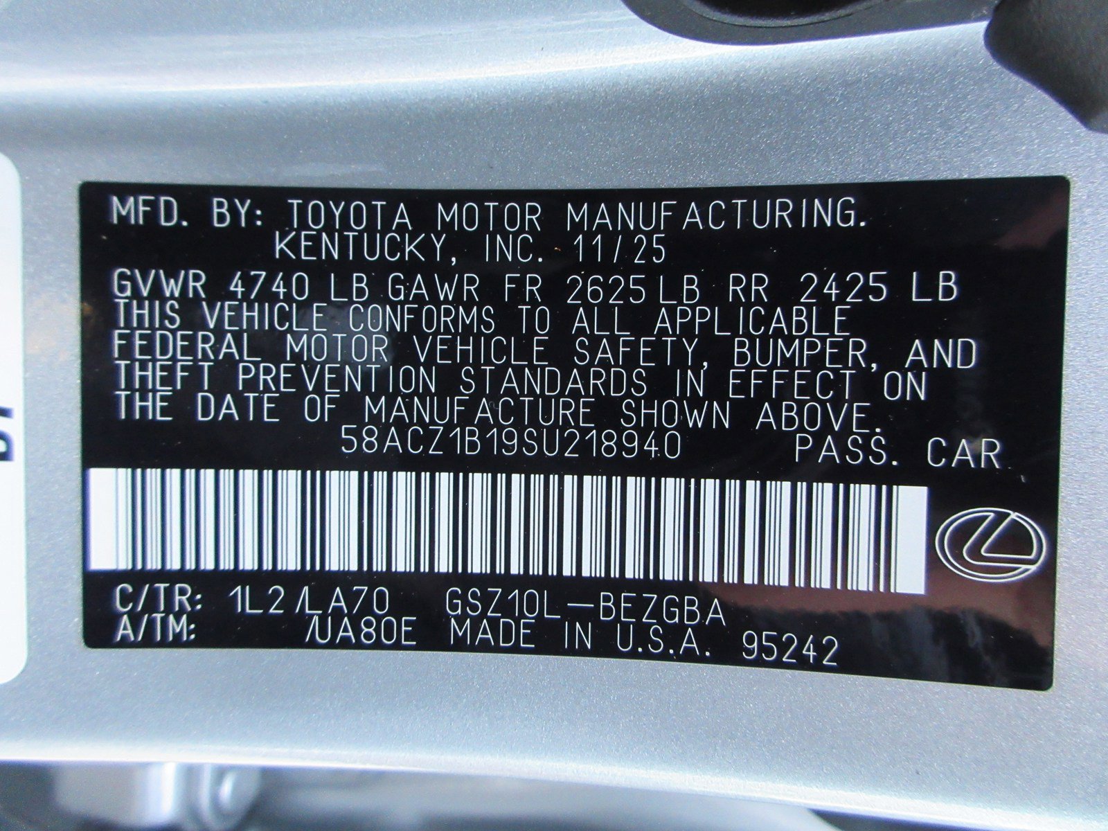 New 2025 Lexus ES 350 image 47