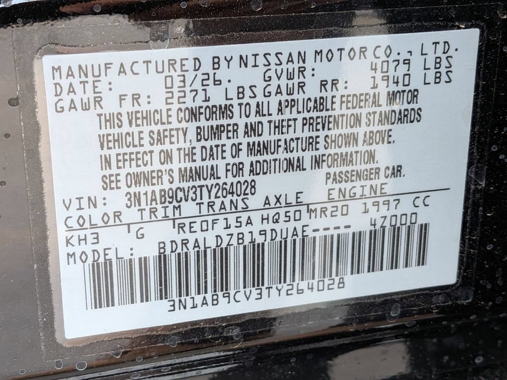 New 2026 Nissan Sentra SV w/ SV Convenience Package FWD image 27