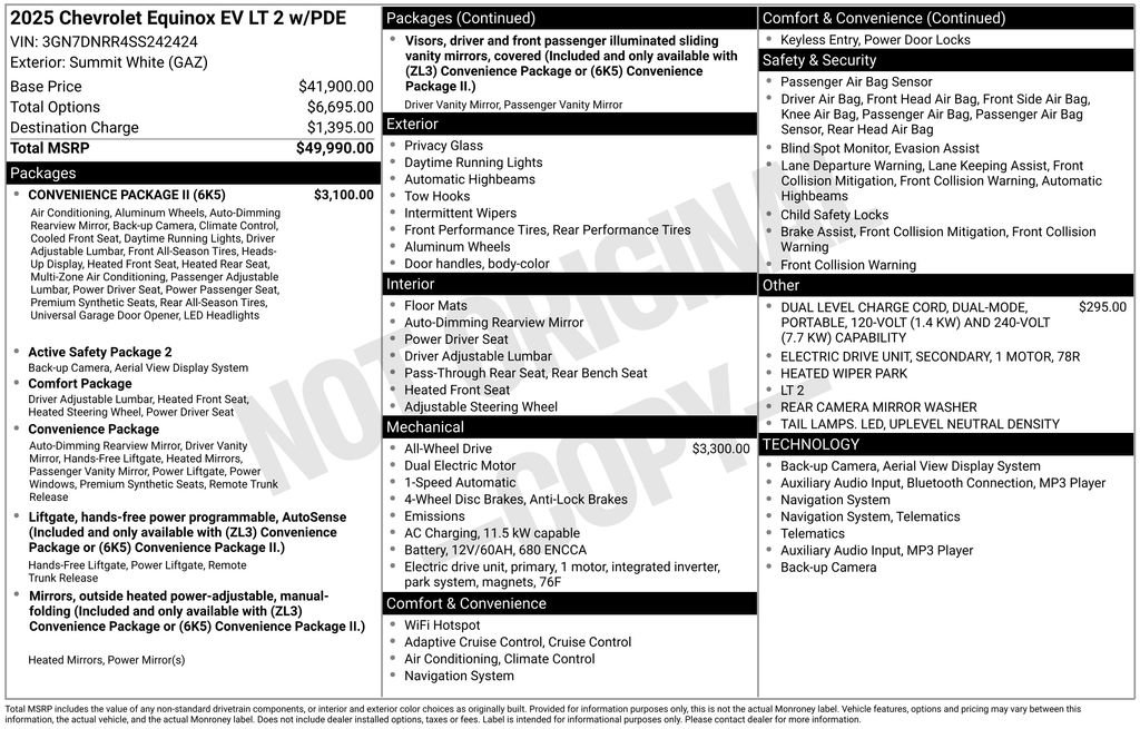 Used 2025 Chevrolet Equinox EV LT w/ Convenience Package II image 42