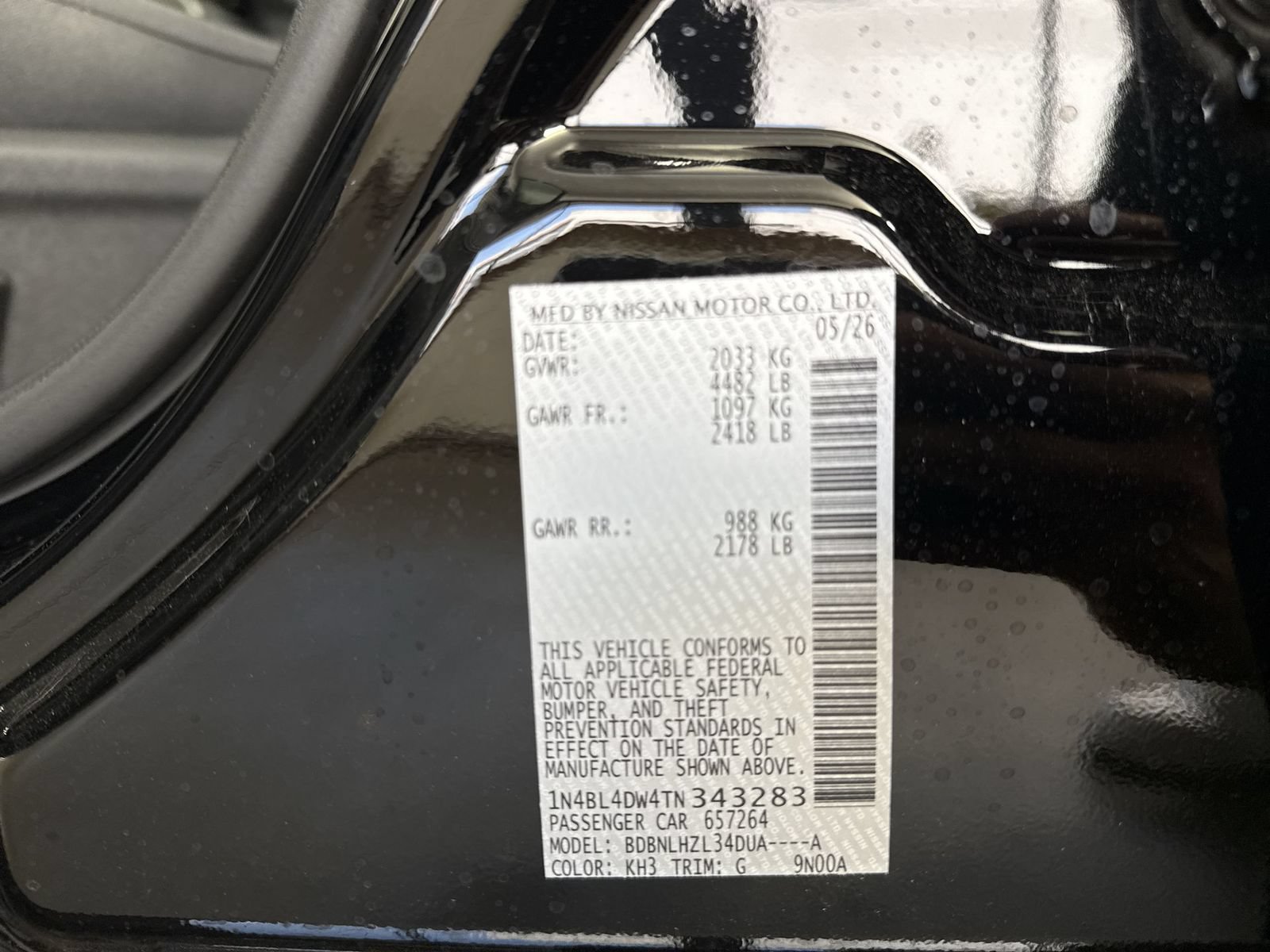 New 2026 Nissan Altima 2.5 SV AWD/4WD image 36