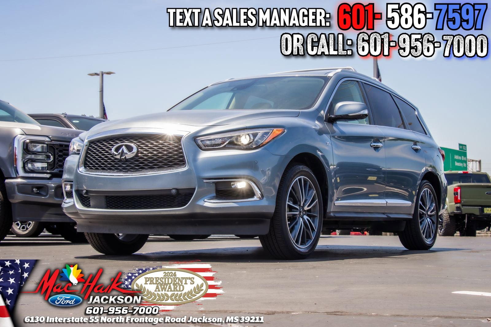 Used 2019 INFINITI QX60 Luxe w/ Sensory Package FWD image 3