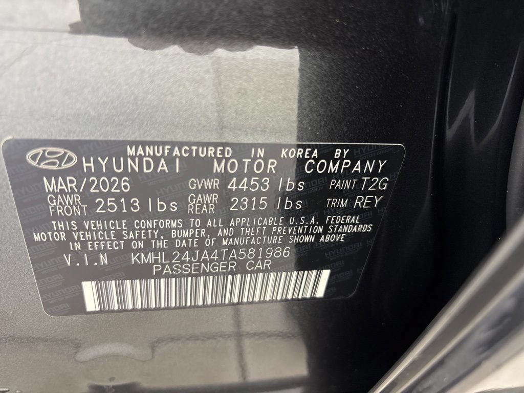 New 2026 Hyundai Sonata SE FWD image 11