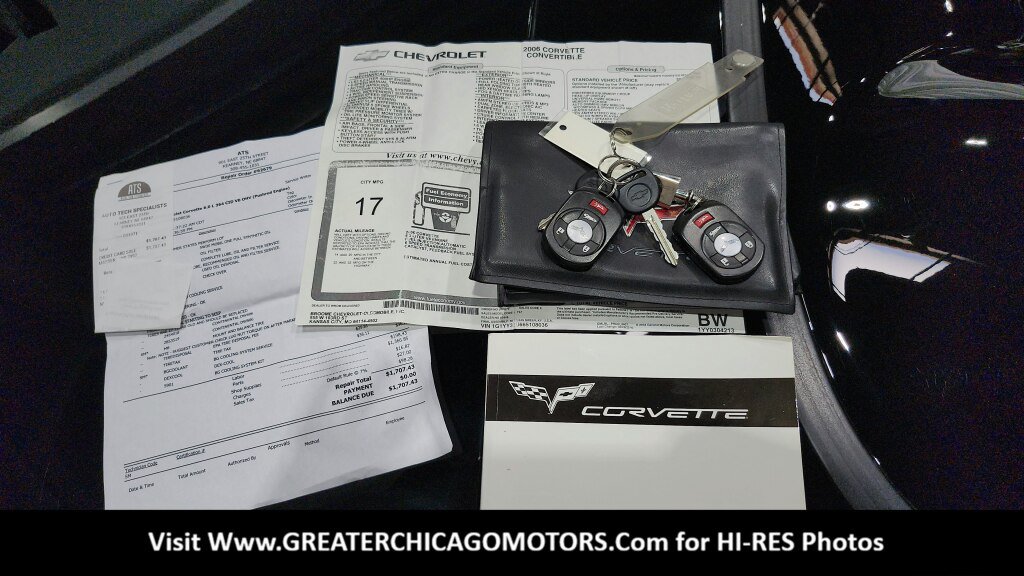 Used 2006 Chevrolet Corvette Convertible w/ Preferred Equipment Group RWD image 37