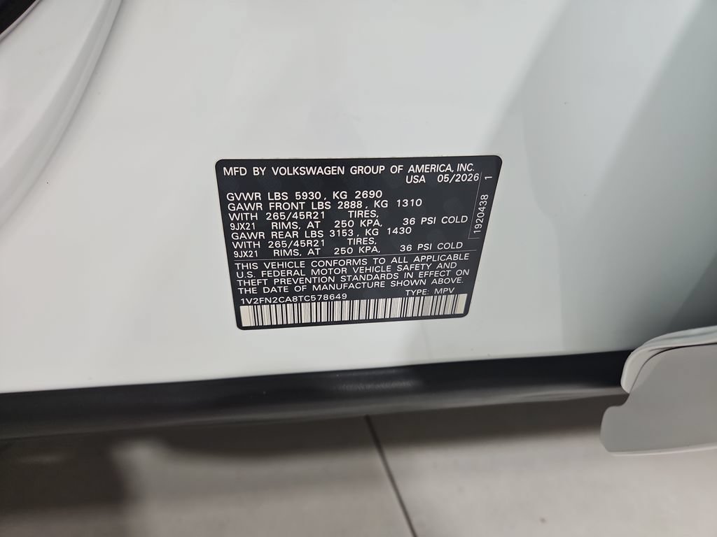 New 2026 Volkswagen Atlas SEL Premium R-Line AWD/4WD image 26