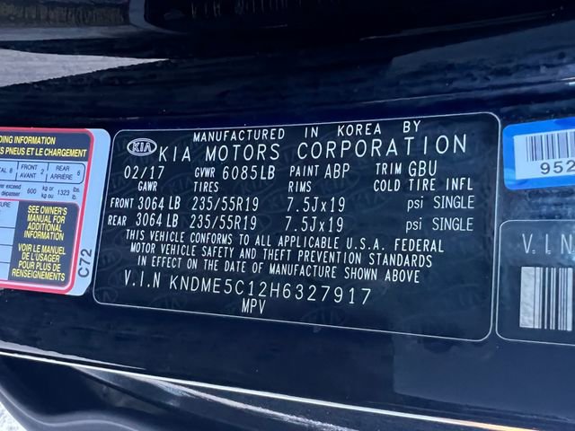 Used 2017 Kia Sedona SX Limited image 39