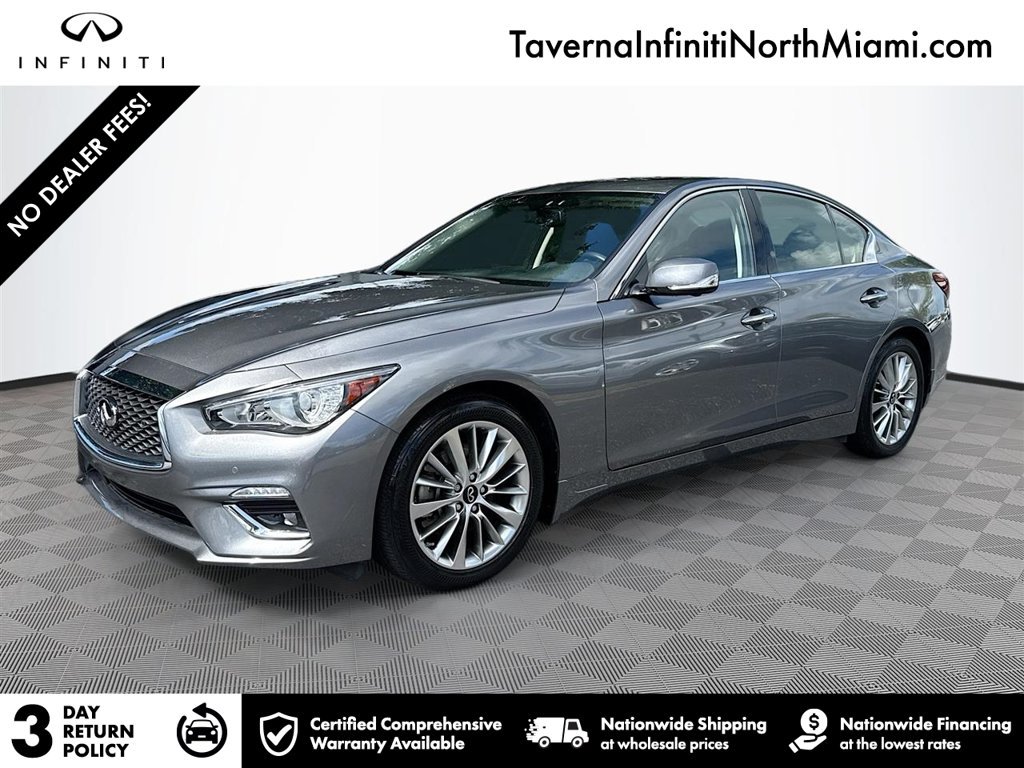 Certified 2023 INFINITI Q50 Luxe w/ Cargo Package