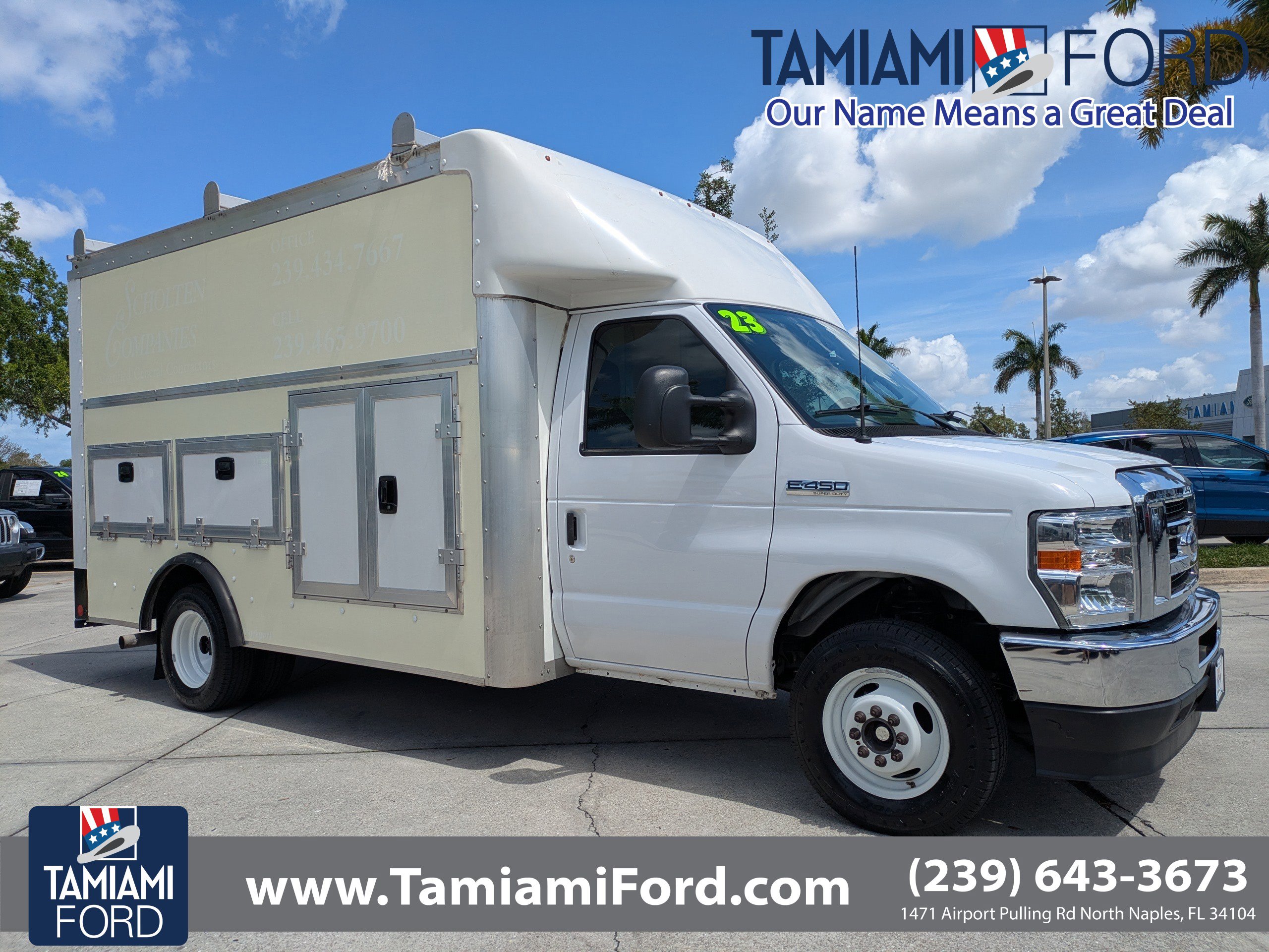 Certified 2023 Ford E-450 and Econoline 450 Super Duty w/ Power Windows & Locks Group RWD image 1
