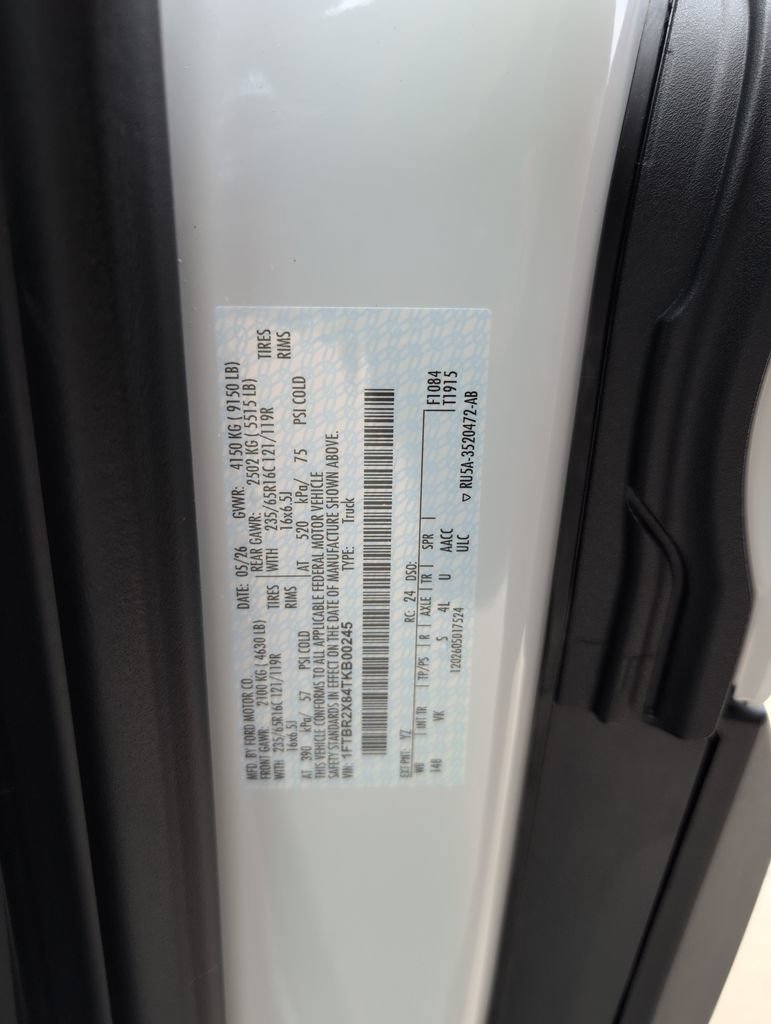 New 2026 Ford Transit 250 148 High Roof AWD w/ Load Area Protection Package image 38