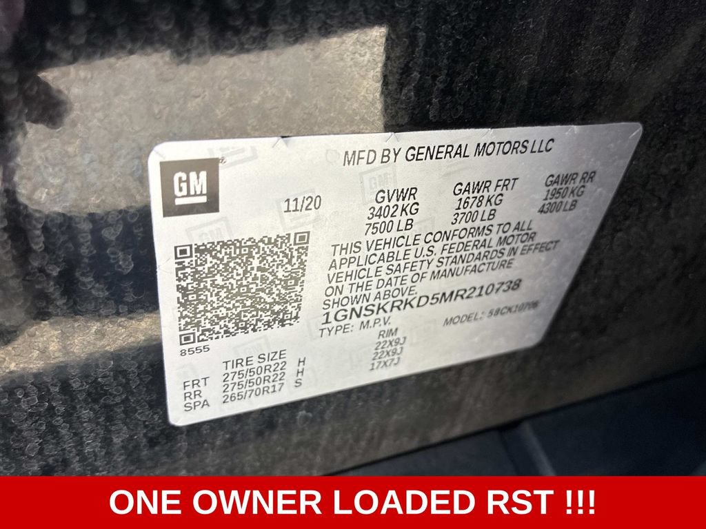 Used 2021 Chevrolet Tahoe RST w/ Luxury Package AWD/4WD image 29
