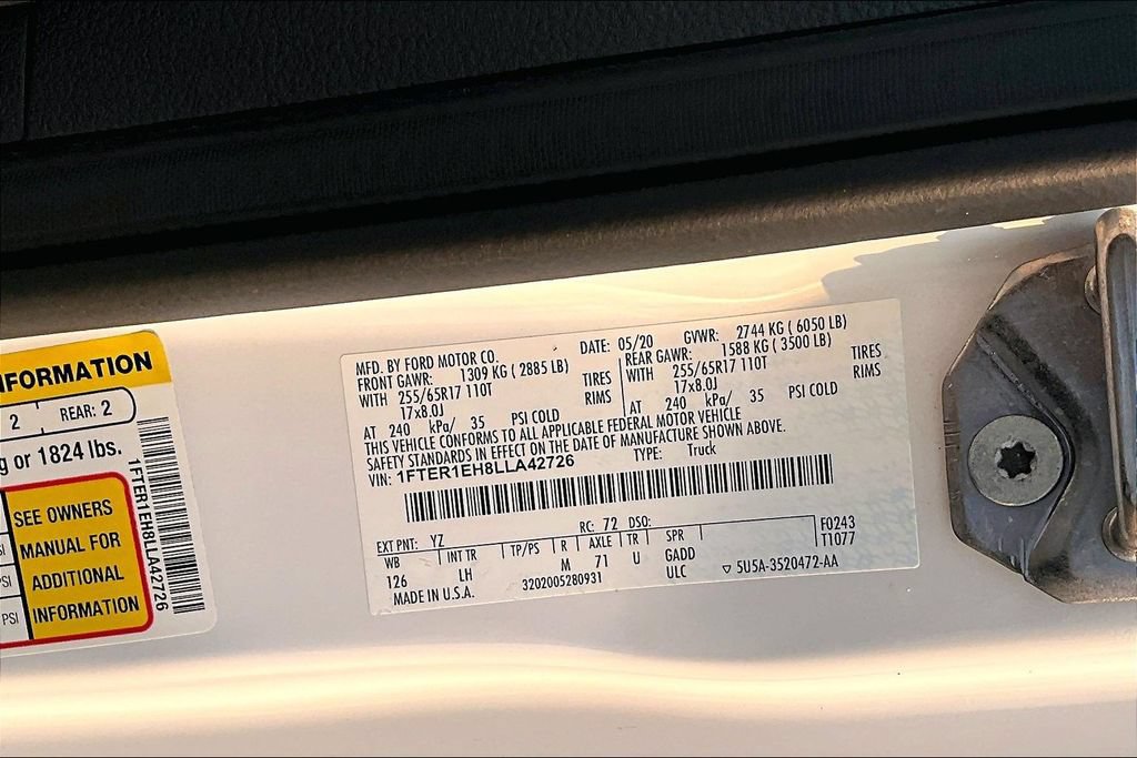 Used 2020 Ford Ranger XLT w/ Equipment Group 301A Mid RWD image 34