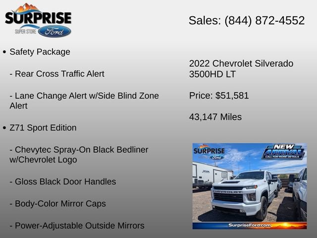 Used 2022 Chevrolet Silverado 3500 LT w/ All Star Edition AWD/4WD image 17