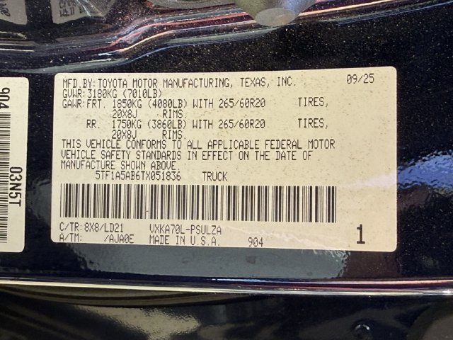 Used 2026 Toyota Tundra Limited w/ Power Package RWD image 28