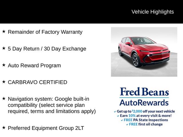 Certified 2025 Chevrolet Equinox EV LT FWD image 5