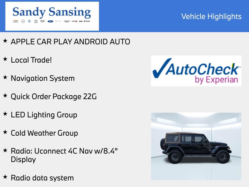 Used 2022 Jeep Wrangler Unlimited Sahara w/ LED Lighting Group AWD/4WD image 7