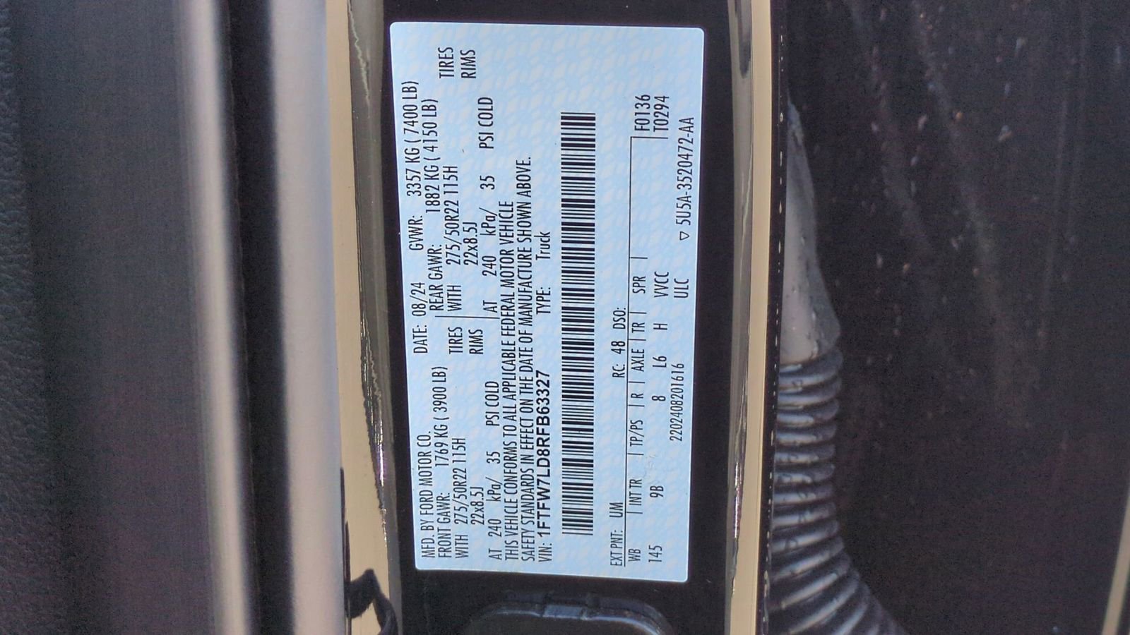 Certified 2024 Ford F150 Platinum w/ Equipment Group 702A High image 43