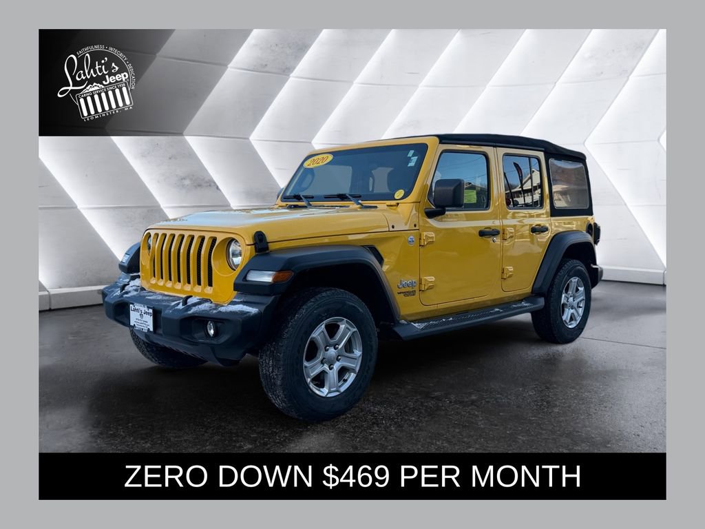 Certified 2020 Jeep Wrangler Unlimited Sport S image 1