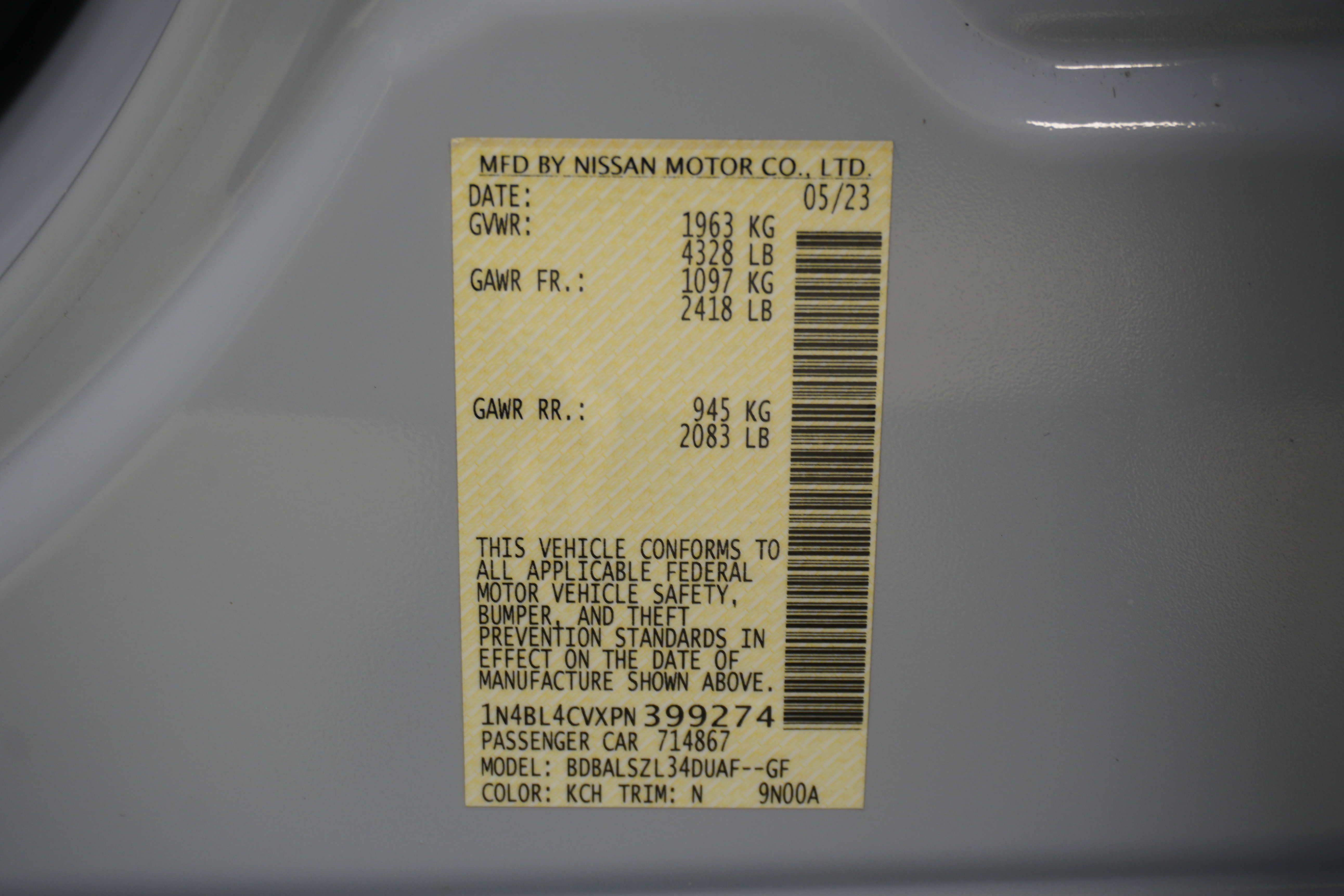 Used 2023 Nissan Altima 2.5 SR w/ SR Premium Package FWD image 29