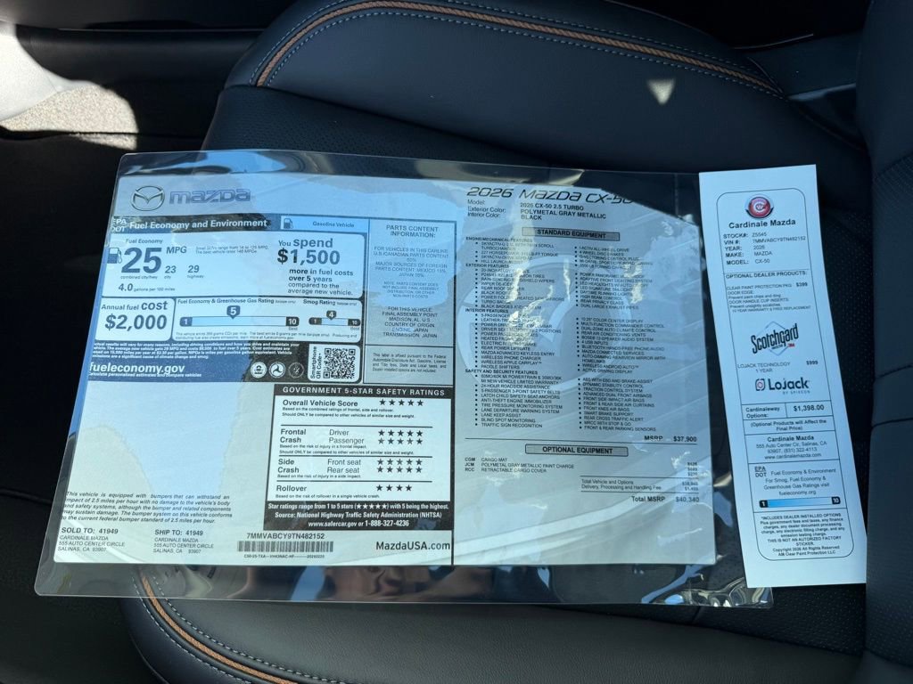 New 2026 MAZDA CX-50 AWD 2.5 S image 34