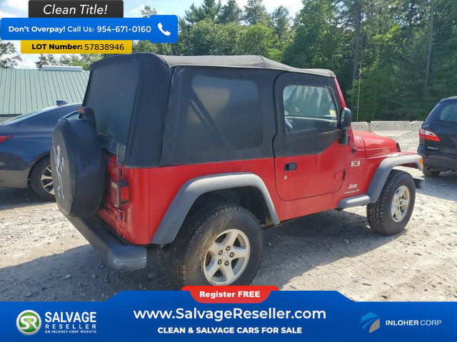 Used 2003 Jeep Wrangler X AWD/4WD image 4