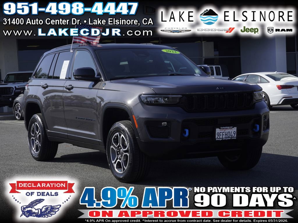 Used 2022 Jeep Grand Cherokee Trailhawk w/ Advanced Protech Group II AWD/4WD 360° Tour
