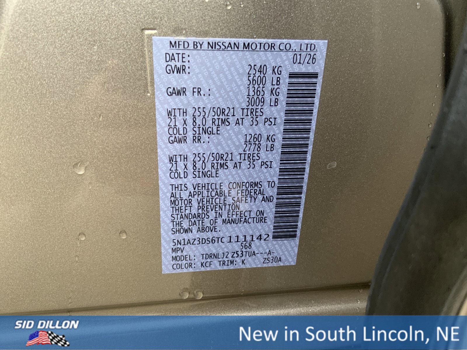 New 2026 Nissan Murano Platinum w/ Cargo Package image 12