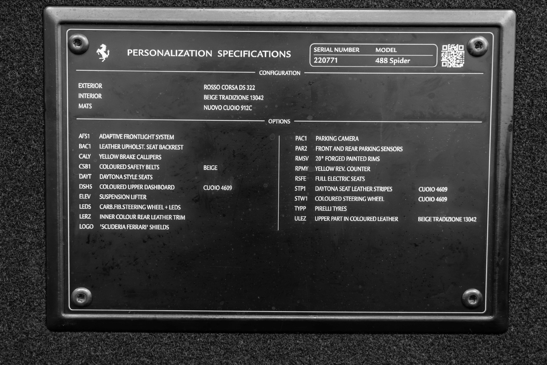 Certified 2017 Ferrari 488 Spider RWD image 24