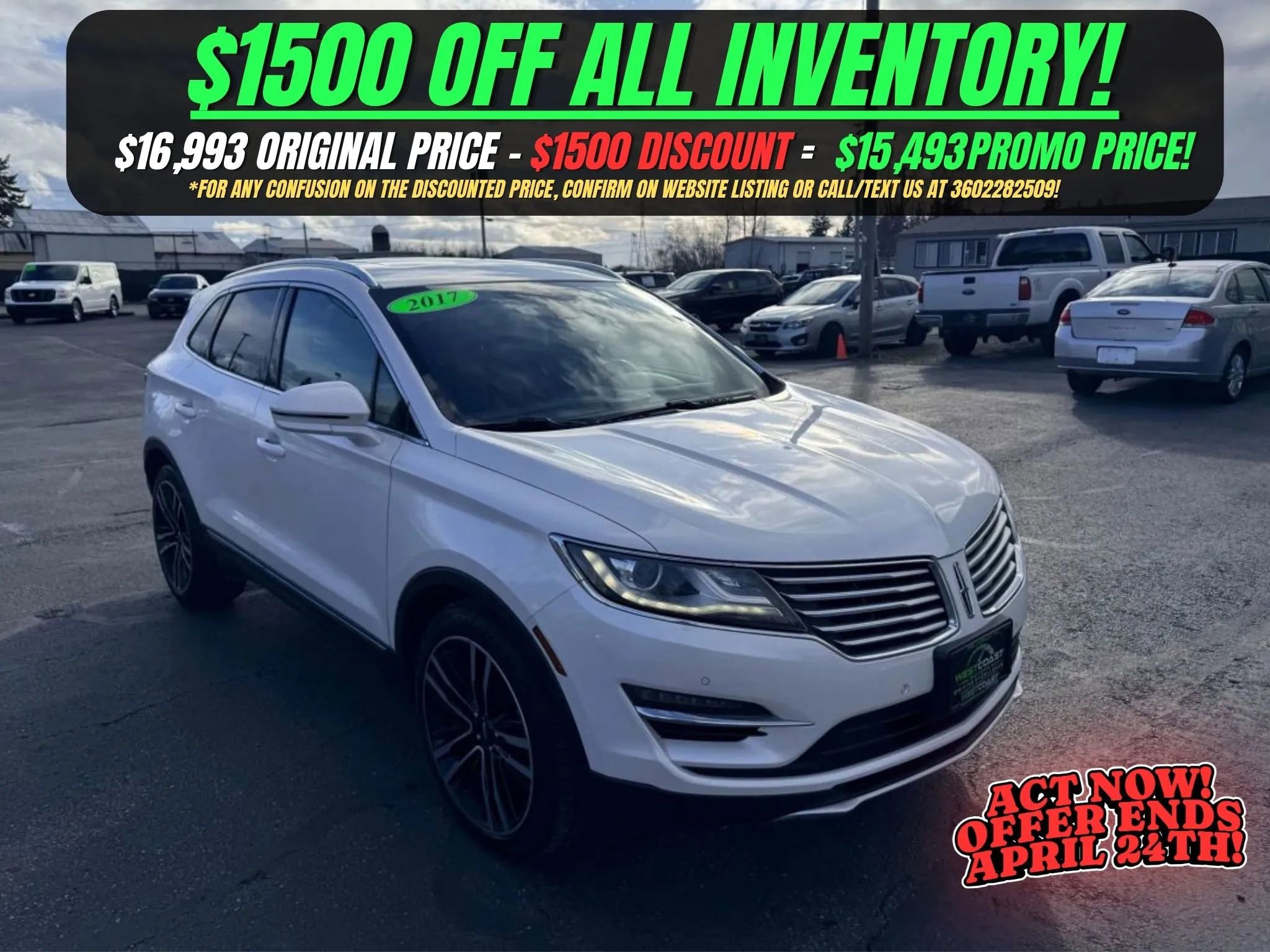 Used 2017 Lincoln MKC Reserve image 1
