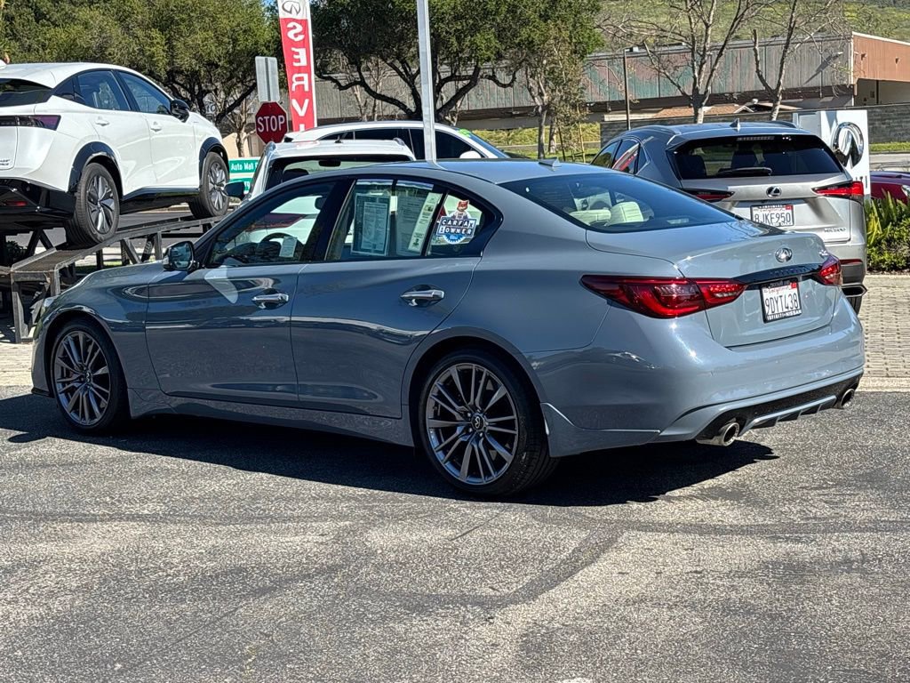 Certified 2023 INFINITI Q50 Red Sport 400 w/ Cargo Package image 6
