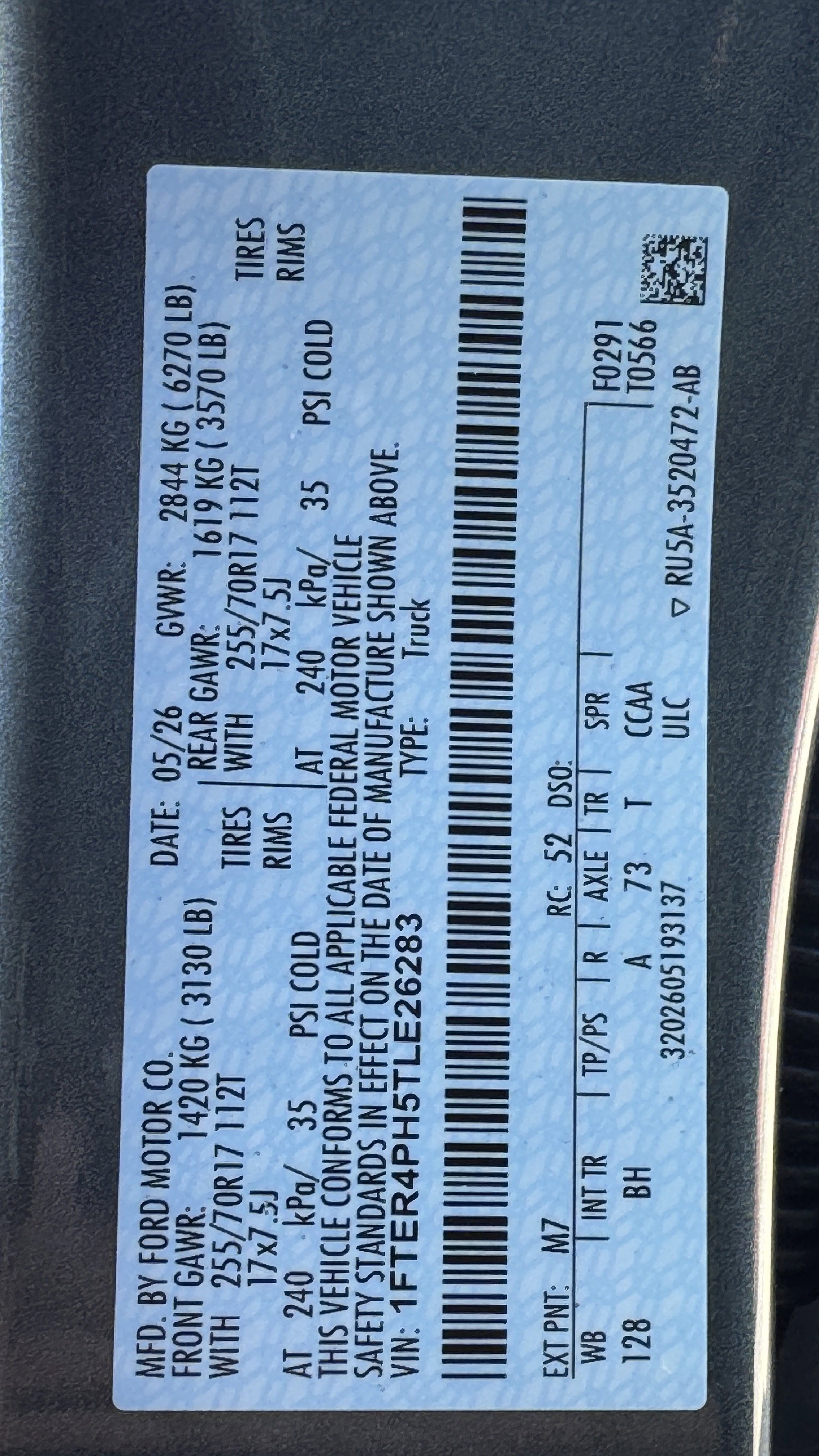 New 2026 Ford Ranger XL w/ Trailer Tow Package AWD/4WD image 7