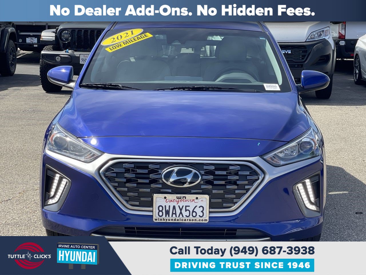 Certified 2021 Hyundai Ioniq SE FWD image 2