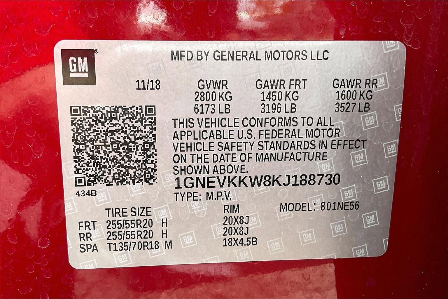 Used 2019 Chevrolet Traverse Premier AWD/4WD image 32