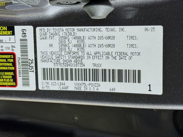 New 2025 Toyota Tundra 1794 Edition image 32