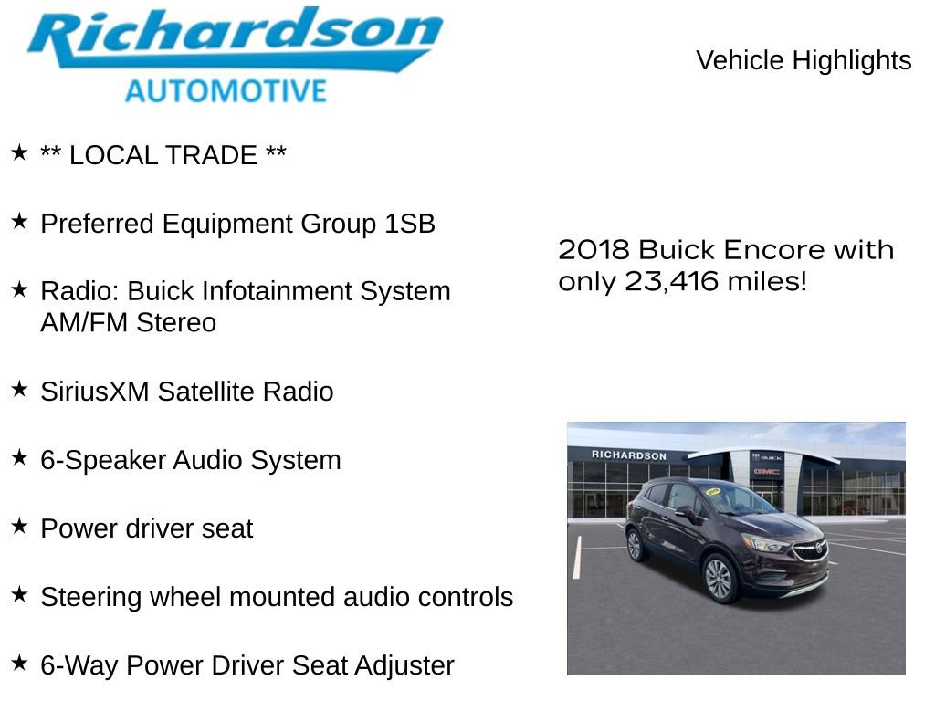 Used 2018 Buick Encore Preferred image 11