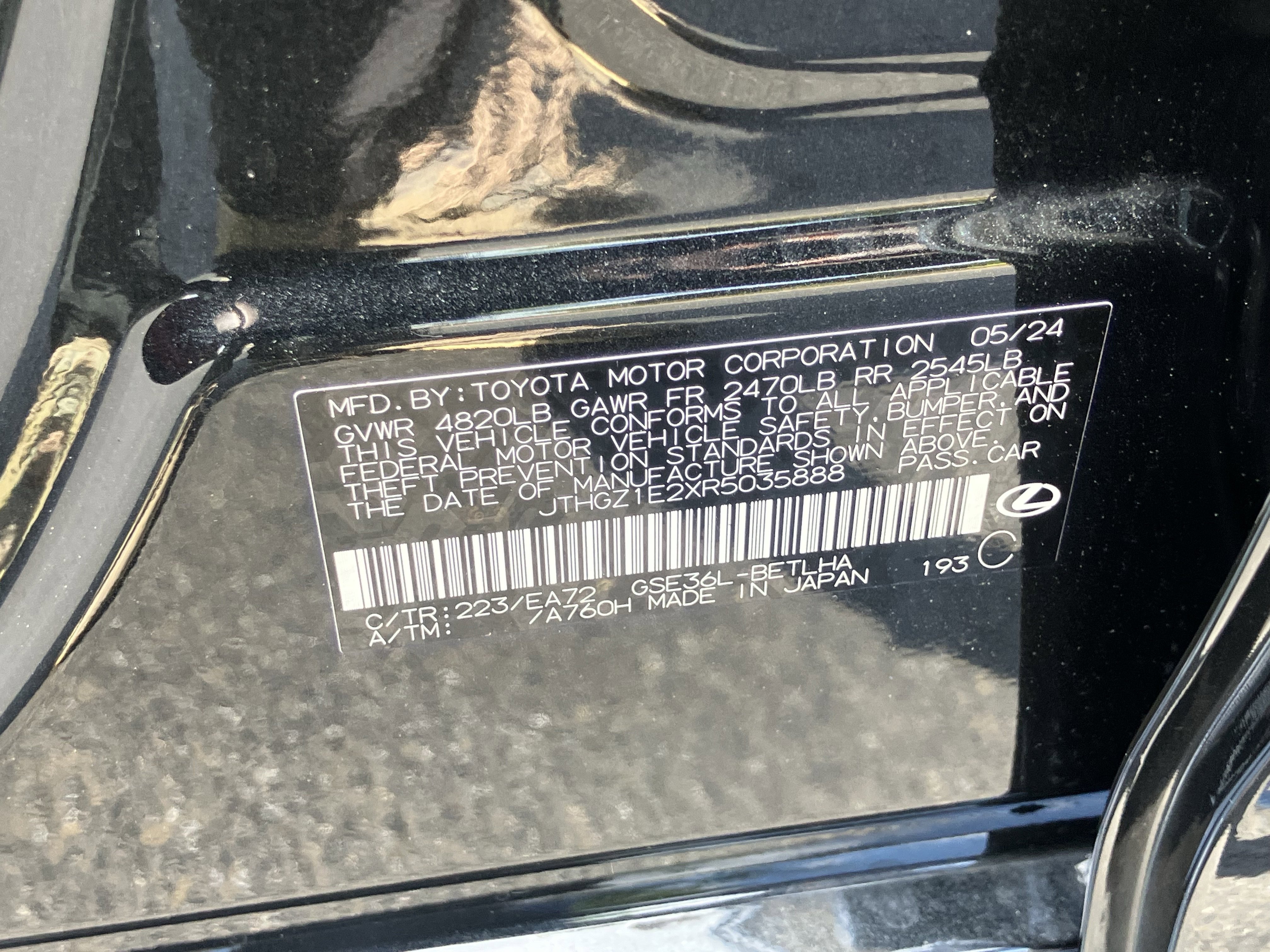 Used 2024 Lexus IS 350 F Sport w/ Memory Package image 37