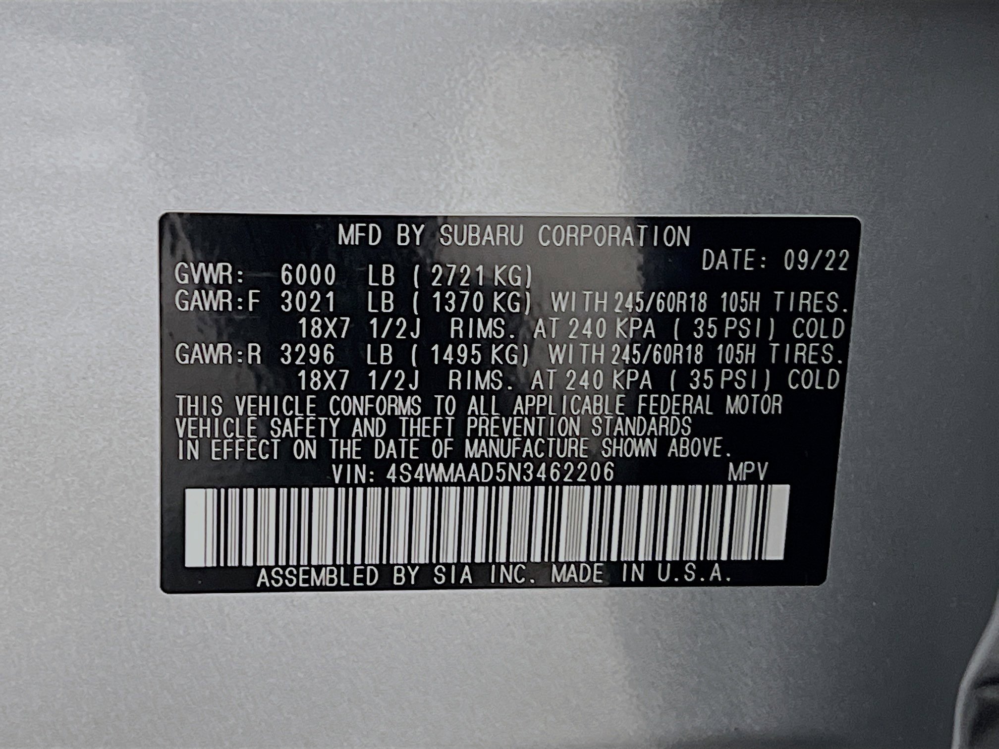 Used 2022 Subaru Ascent 8-Passenger image 27