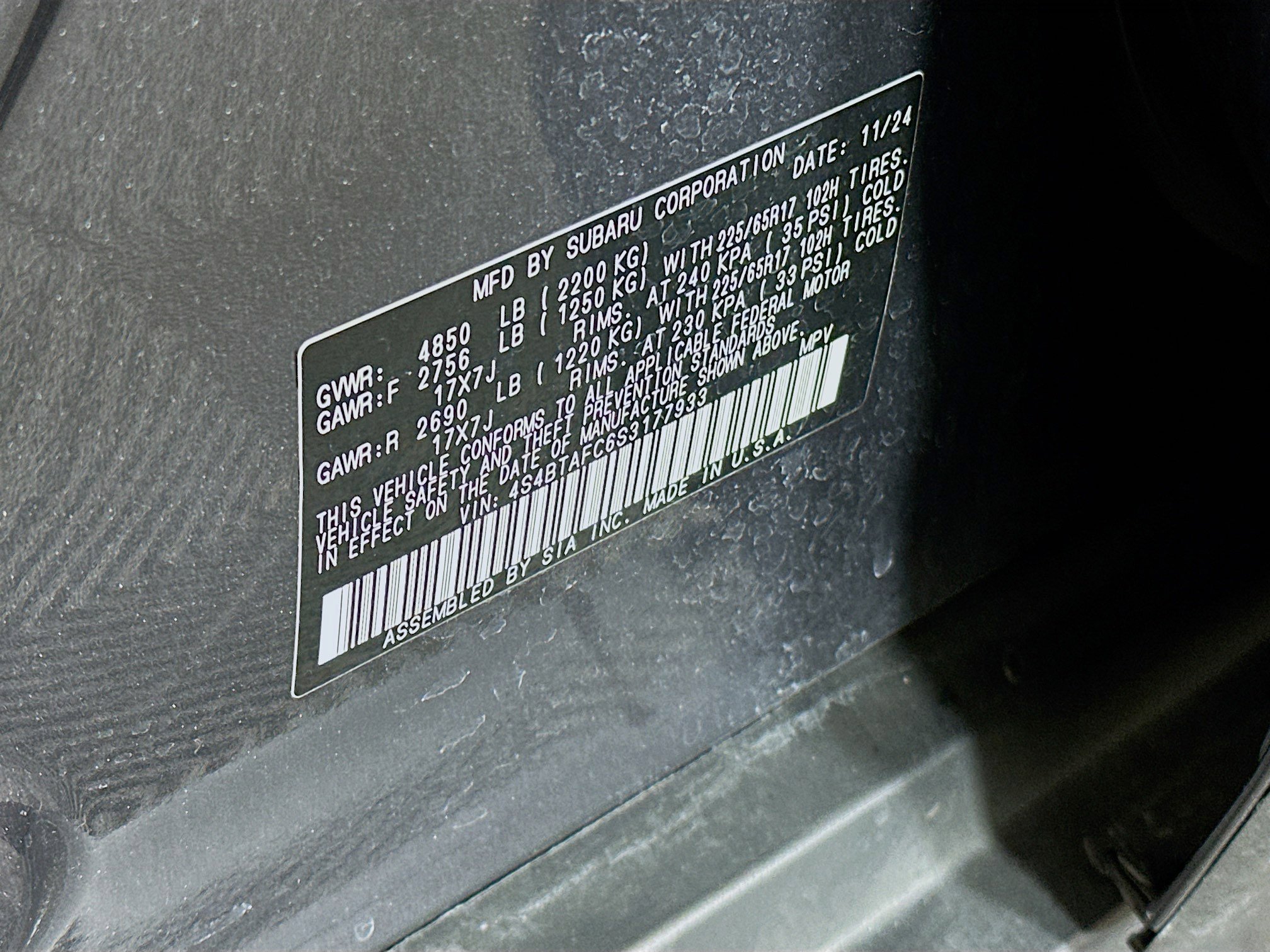 Used 2025 Subaru Outback Premium image 12