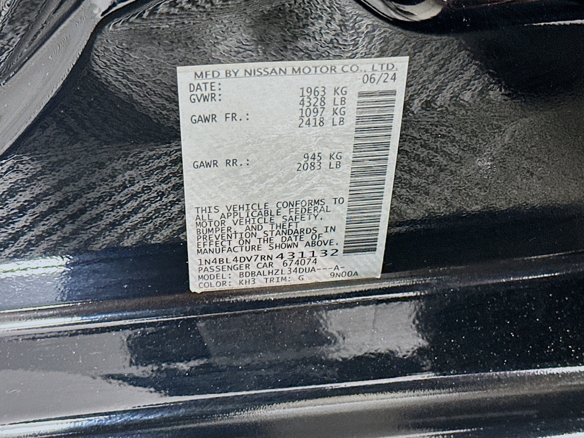 Used 2024 Nissan Altima 2.5 SV image 12