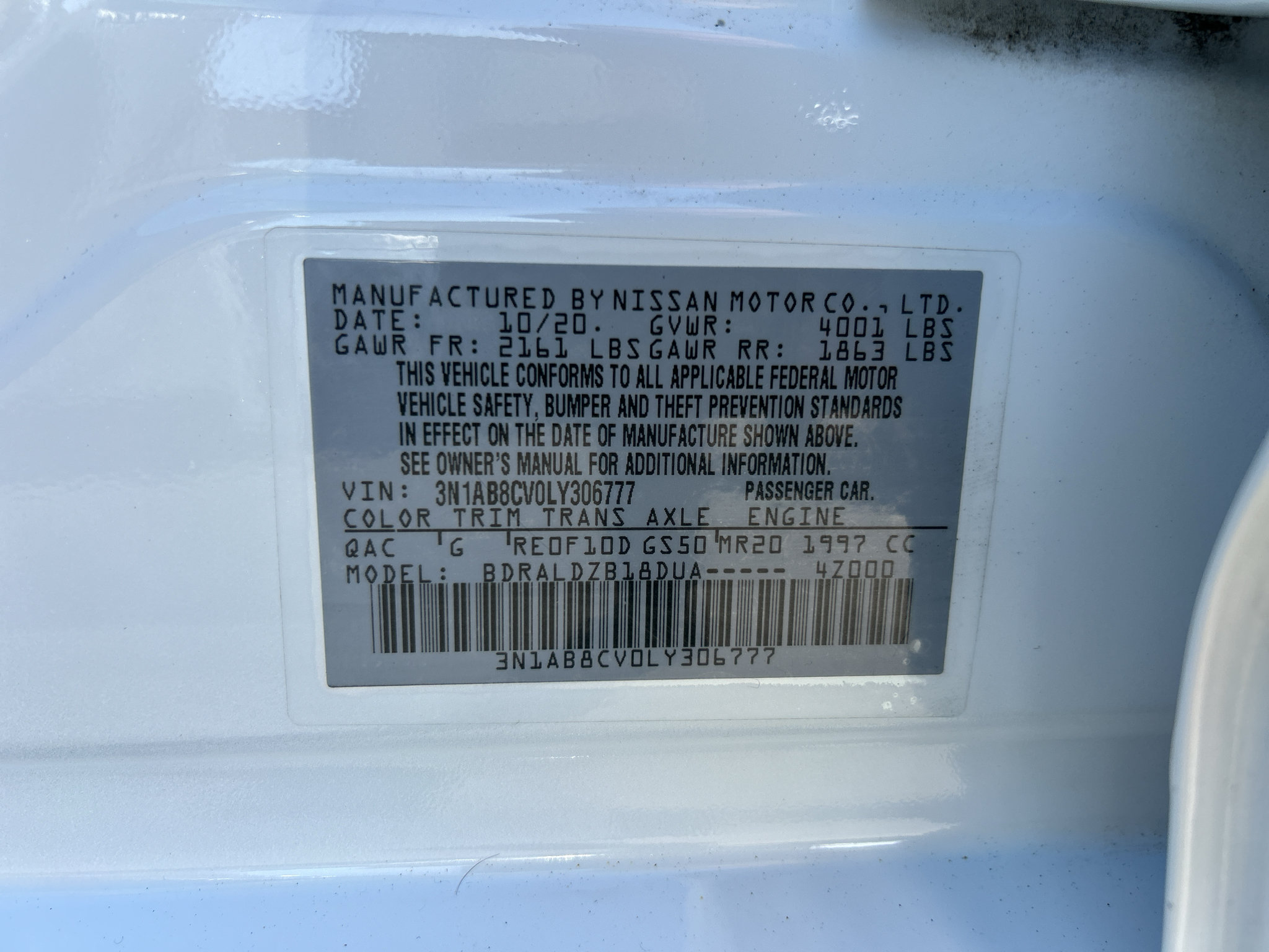 Used 2020 Nissan Sentra SV w/ Electronics Package FWD image 22