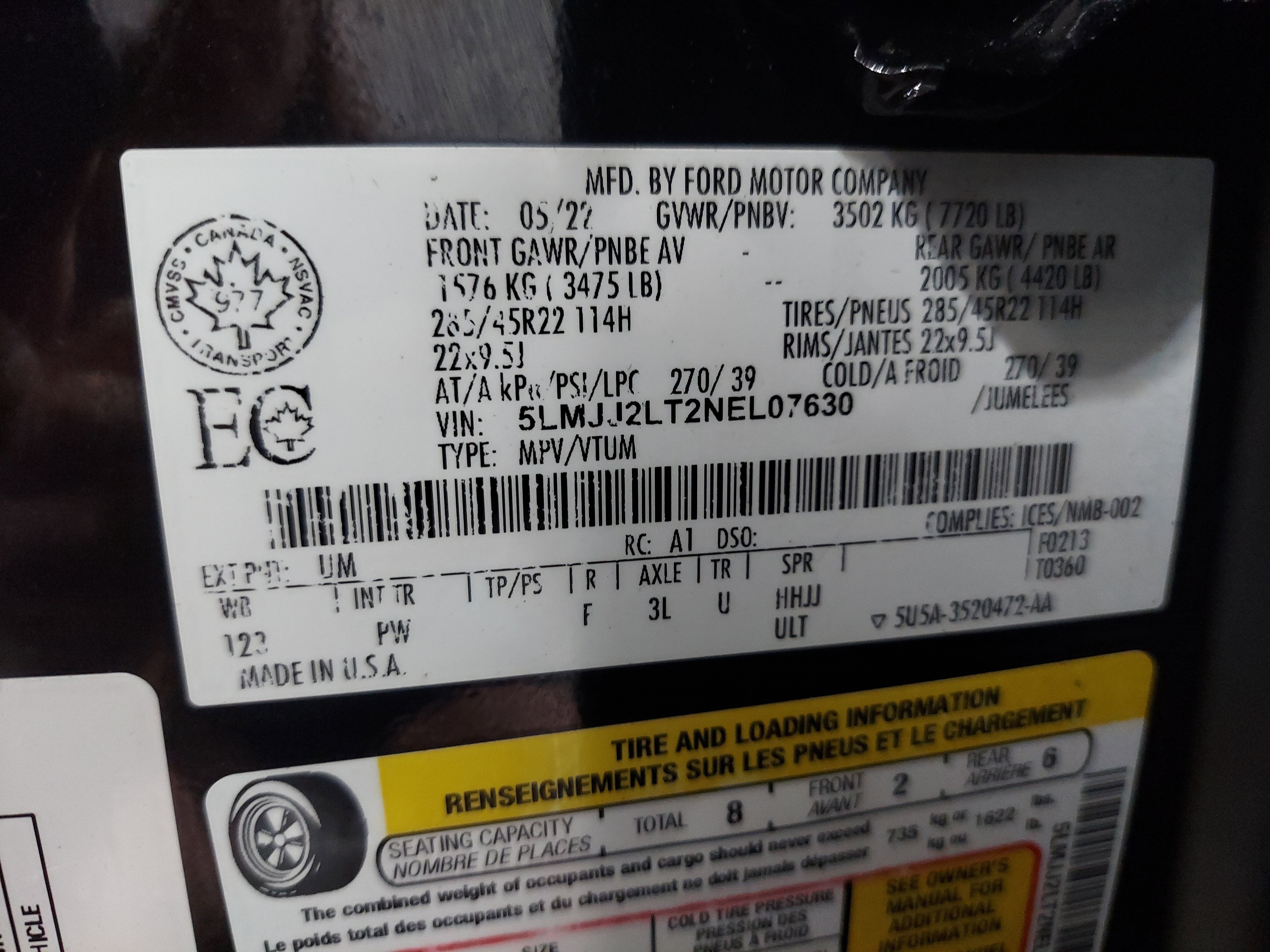 Used 2022 Lincoln Navigator Reserve w/ Equipment Group 201A image 22